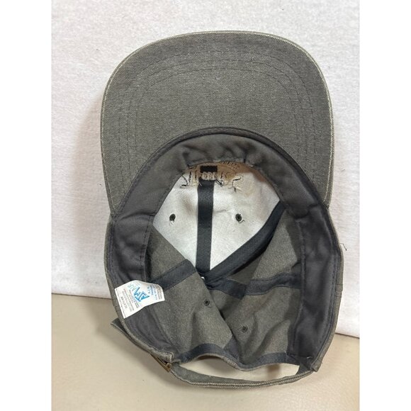 A.J.M. Manic 5 Baseball Cap Adjustable Strapback 100% Cotton Gray Unisex - Picture 4 of 5